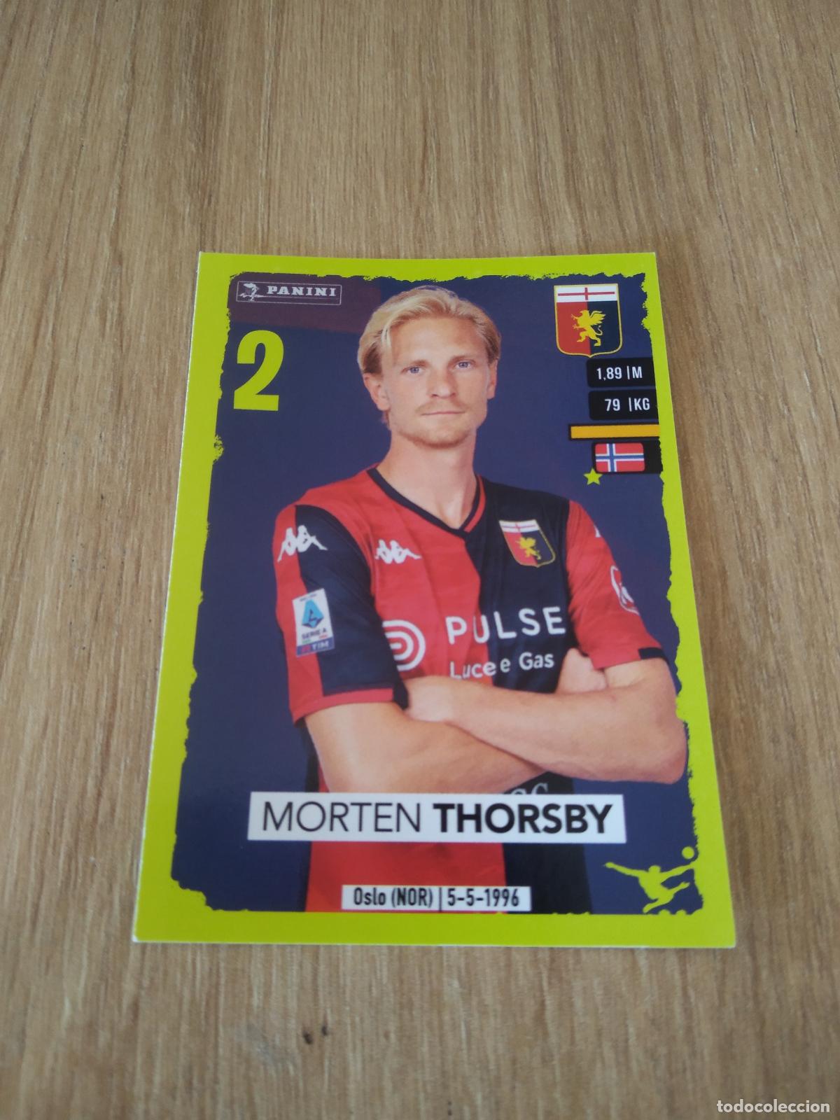 Cromos de f&uacute;tbol: 173 MORTEN THORSBY GENOA CROMO FUTBOL PANINI LIGA ITALIA 23-24 CALCIATORI 2023-2024