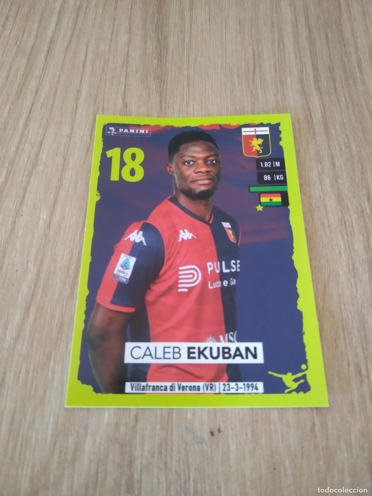 Cromos de f&uacute;tbol: 174 CALEB EKUBAN GENOA CROMO FUTBOL PANINI LIGA ITALIA 23-24 CALCIATORI 2023-2024