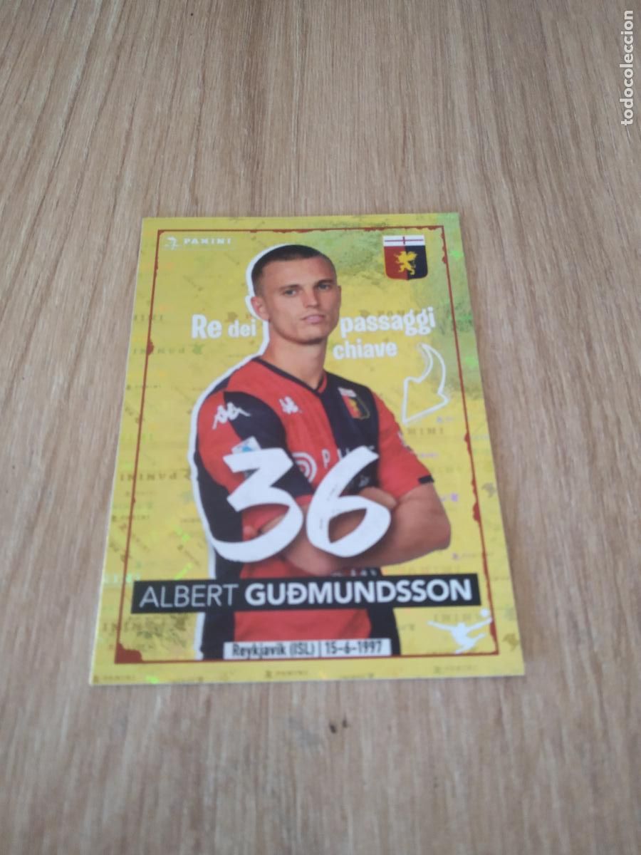 Cromos de f&uacute;tbol: 175 GUDMUNDSSON GENOA CROMO FUTBOL PANINI LIGA ITALIA 23-24 CALCIATORI 2023-2024