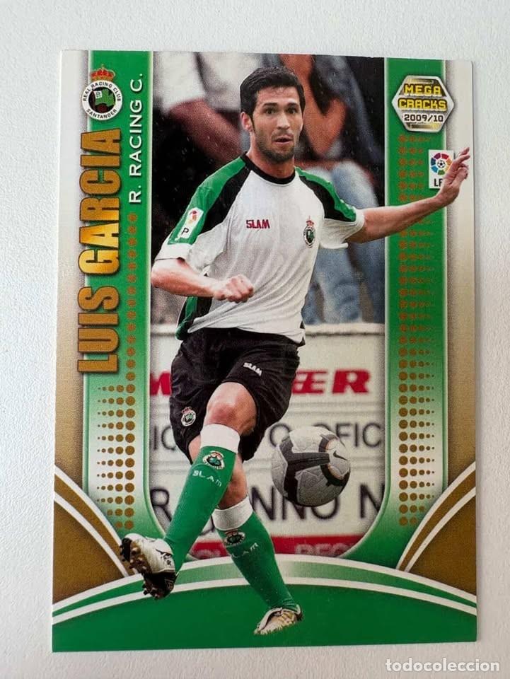 Cromos de f&uacute;tbol: Carta Luis Garcia Racing de Santander 214 Megacracks 2009-10