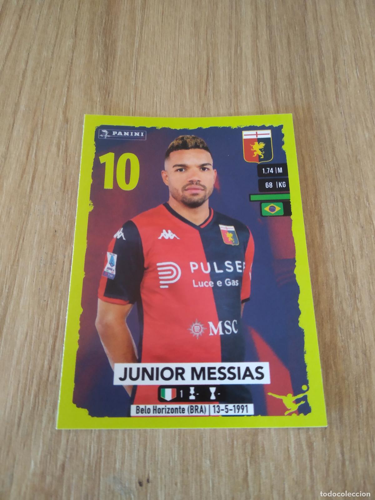 Cromos de f&uacute;tbol: 176 JUNIOR MESSIAS GENOA CROMO FUTBOL PANINI LIGA ITALIA 23-24 CALCIATORI 2023-2024