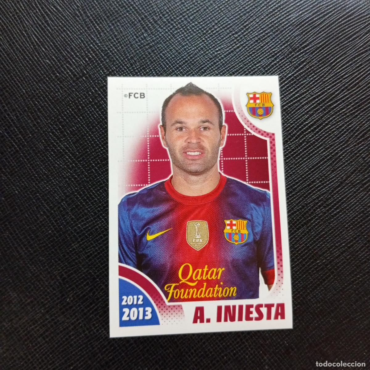 Cromos de f&uacute;tbol: 110 INIESTA BARCELONA PANINI COLECCION OFICIAL 2013 2013 12 13 - SIN PEGAR - A152 PG37
