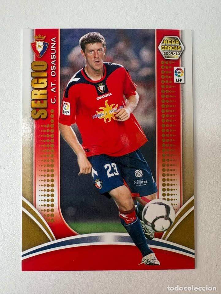 Cromos de f&uacute;tbol: Carta Sergio Osasuna 185 Megacracks 2009-10