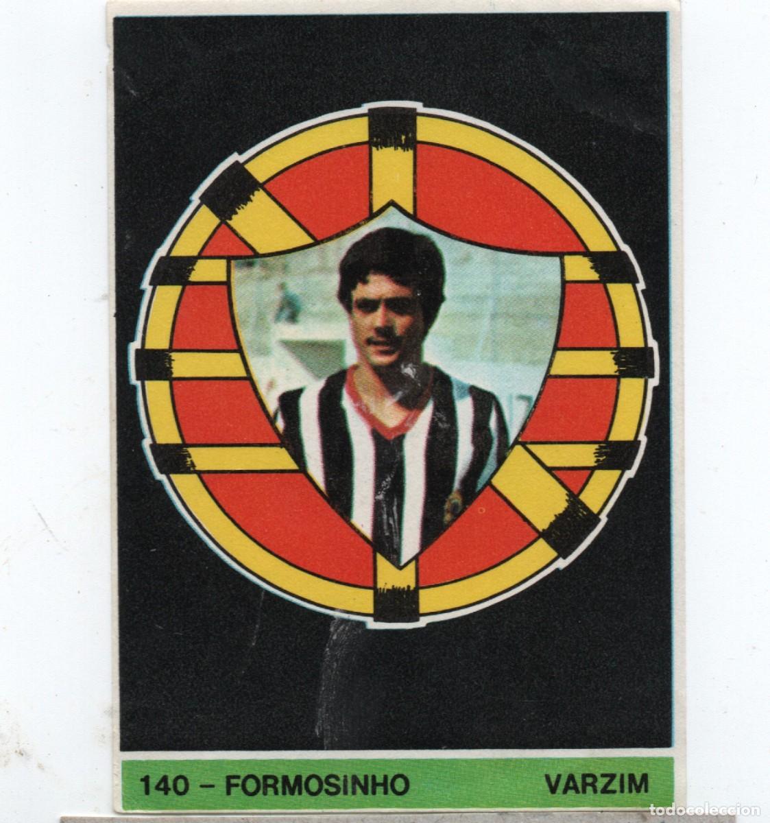 Cartes &agrave; collectionner de Football: PORTUGAL CROMO ANTIGO # 140 - FORMOSINHO VARZIM, COLADO