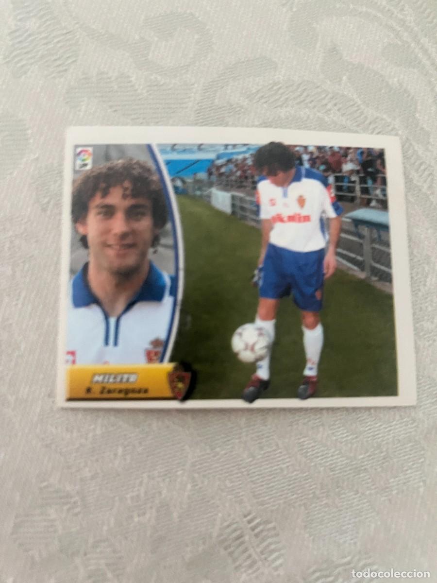 Cartes &agrave; collectionner de Football: MILITO ZARAGOZA FICHAJE 12 SIN PEGAR LIGA ESTE 2003/04