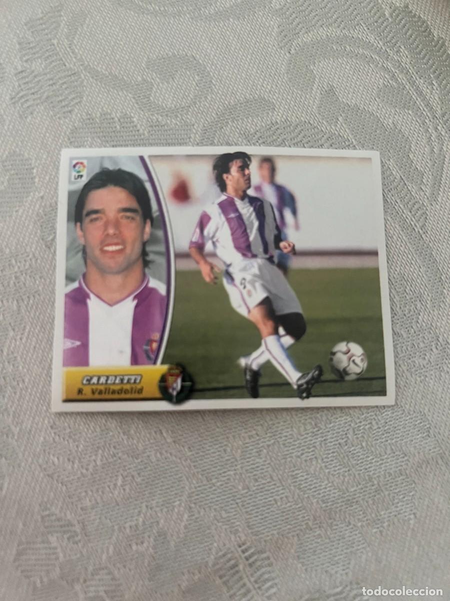 Cromos de f&uacute;tbol: CARDETTI REAL VALLADOLID FICHAJE 24 SIN PEGAR LIGA ESTE 2003/04