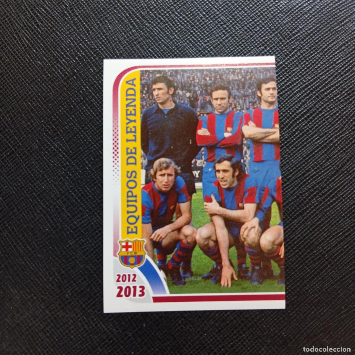 Cromos de f&uacute;tbol: 198 ALINEACION BARCELONA PANINI COLECCION OFICIAL 2013 2013 12 13 - SIN PEGAR - A152 PG48