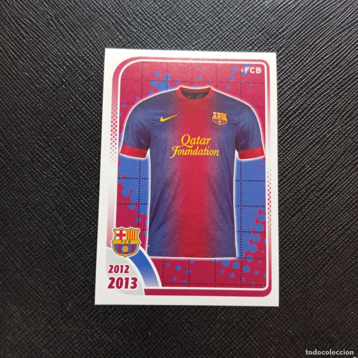 Cromos de f&uacute;tbol: 5 CAMISETA BARCELONA PANINI COLECCION OFICIAL 2013 2013 12 13 - SIN PEGAR - A152 PG48