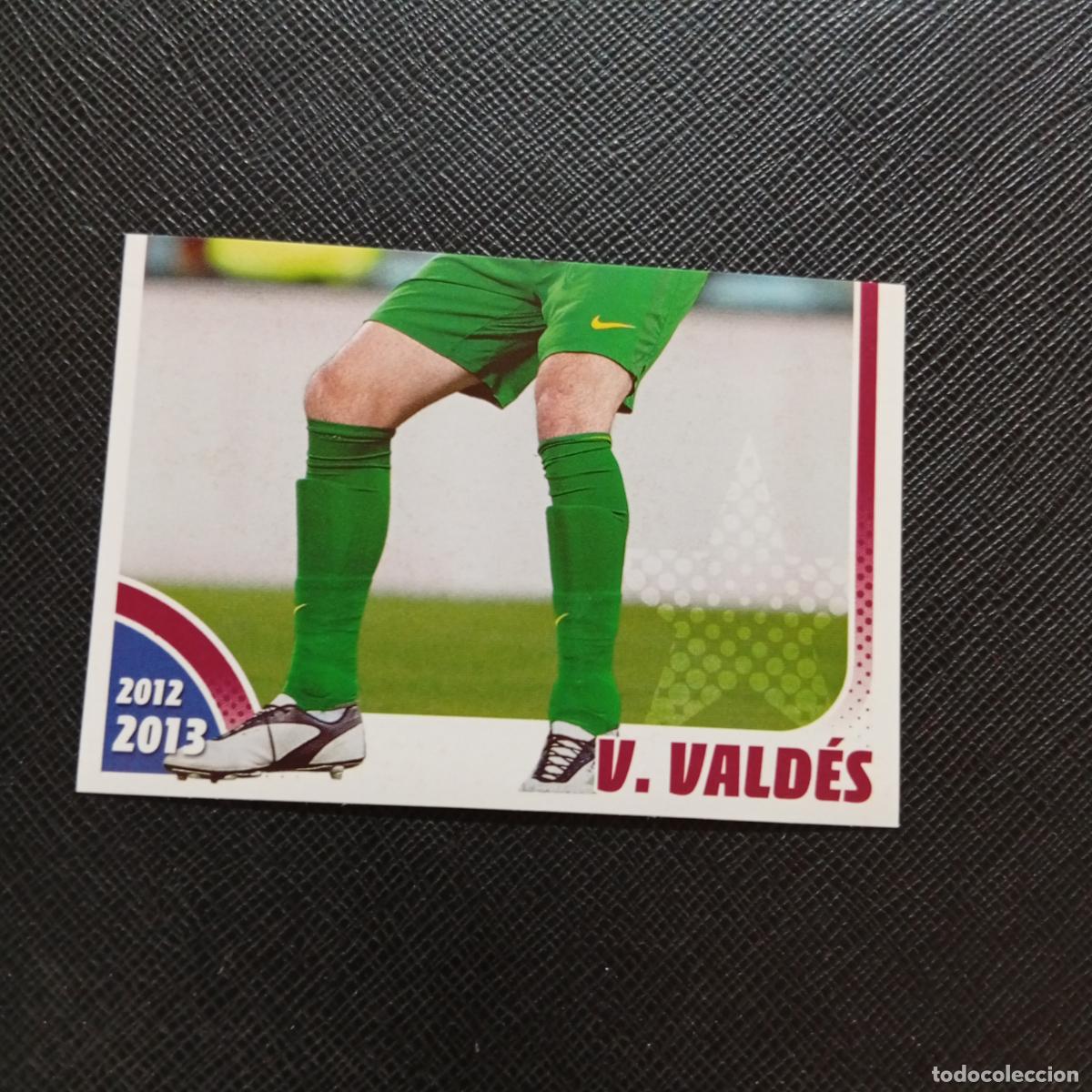 Cromos de f&uacute;tbol: 36 VICTOR VALDES BARCELONA PANINI COLECCION OFICIAL 2013 2013 12 13 - SIN PEGAR - A152 PG55