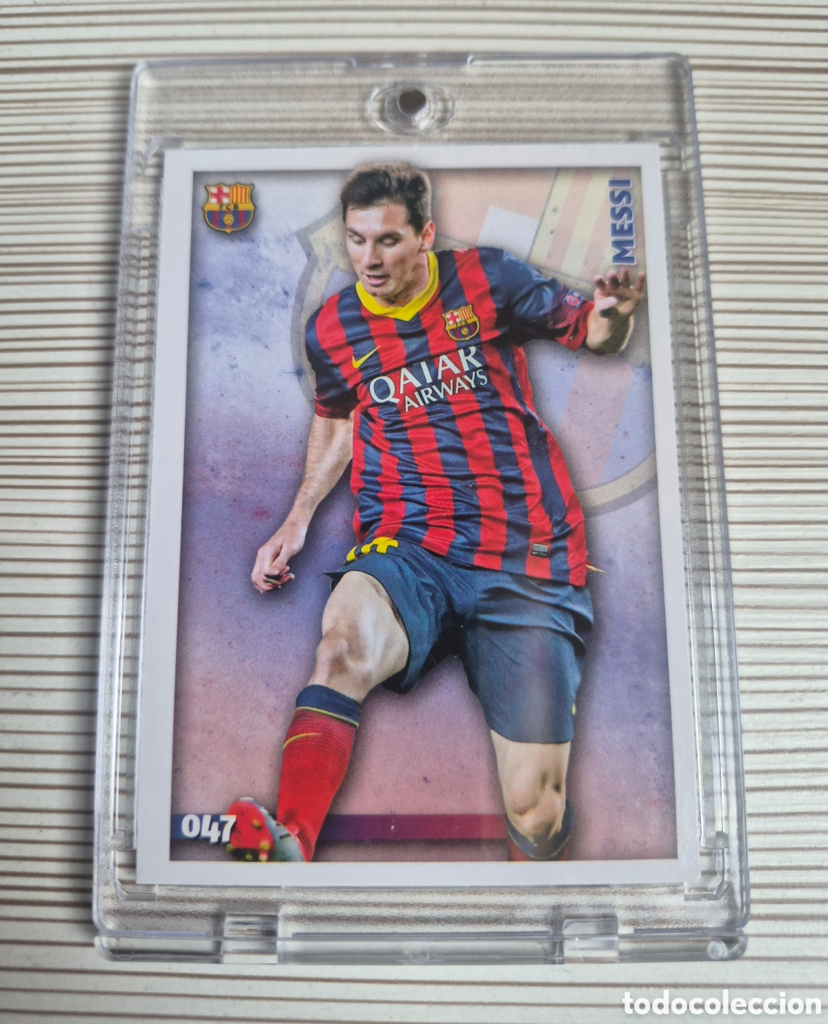 Cromos de f&uacute;tbol: MESSI 47 MUNDICROMO 2014 2015 IMPOLUTO!!