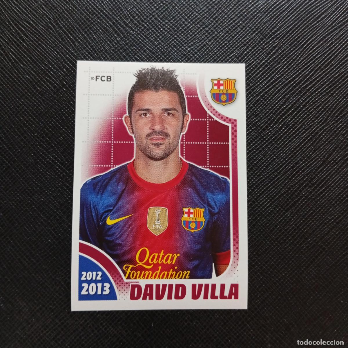 Cromos de f&uacute;tbol: 146 VILLA BARCELONA PANINI COLECCION OFICIAL 2013 2013 12 13 - SIN PEGAR - A152 PG55