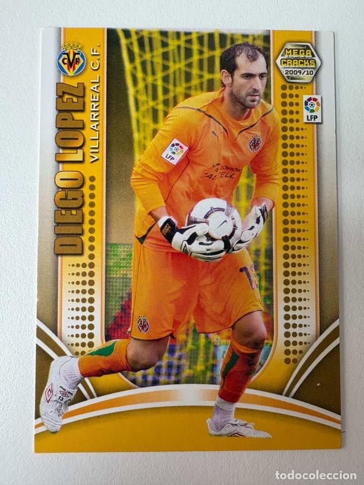 Cromos de f&uacute;tbol: Carta Diego Lopez Villareal 308 Megacracks 2009-10