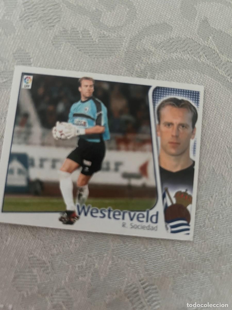 Cromos de f&uacute;tbol: WESTERVELD REAL SOCIEDAD BAJA SIN PEGAR LIGA ESTE 2004 2005