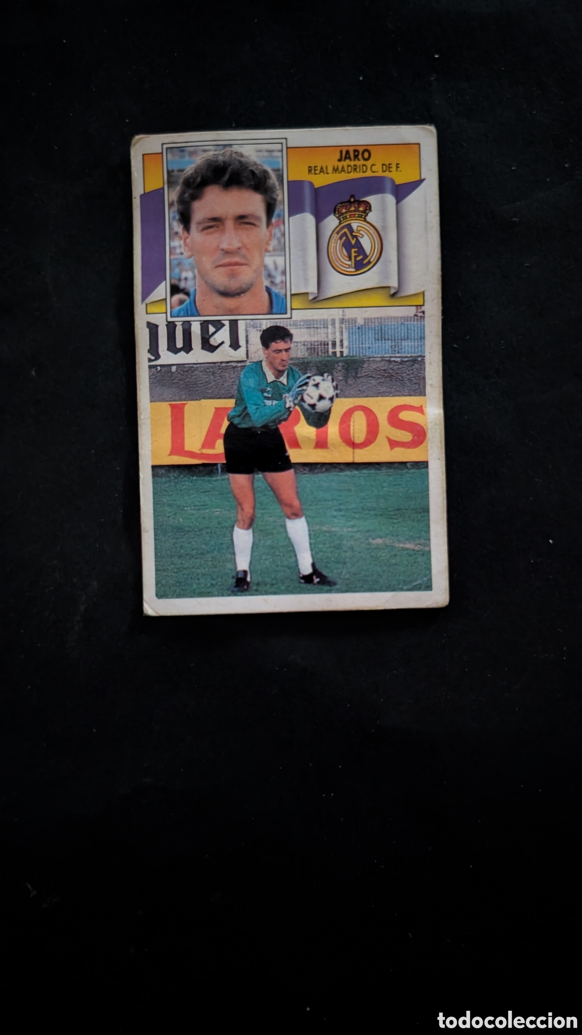 Cromos de f&uacute;tbol: L2 JARO REAL MADRID FICHAJE 16 LIGA ESTE 1990/91 90 91 DESPEGADO