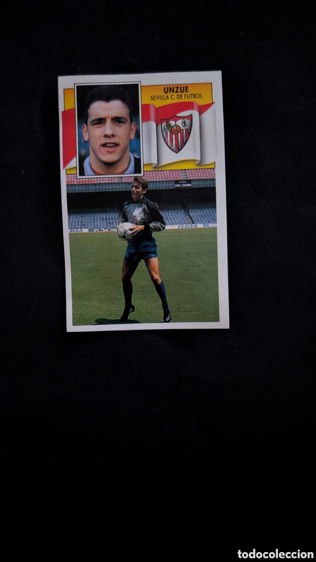 Fu&szlig;ball-Sticker: L2 UNZUE SEVILLA COLOCA LIGA ESTE 1990/91 90 91 DESPEGADO