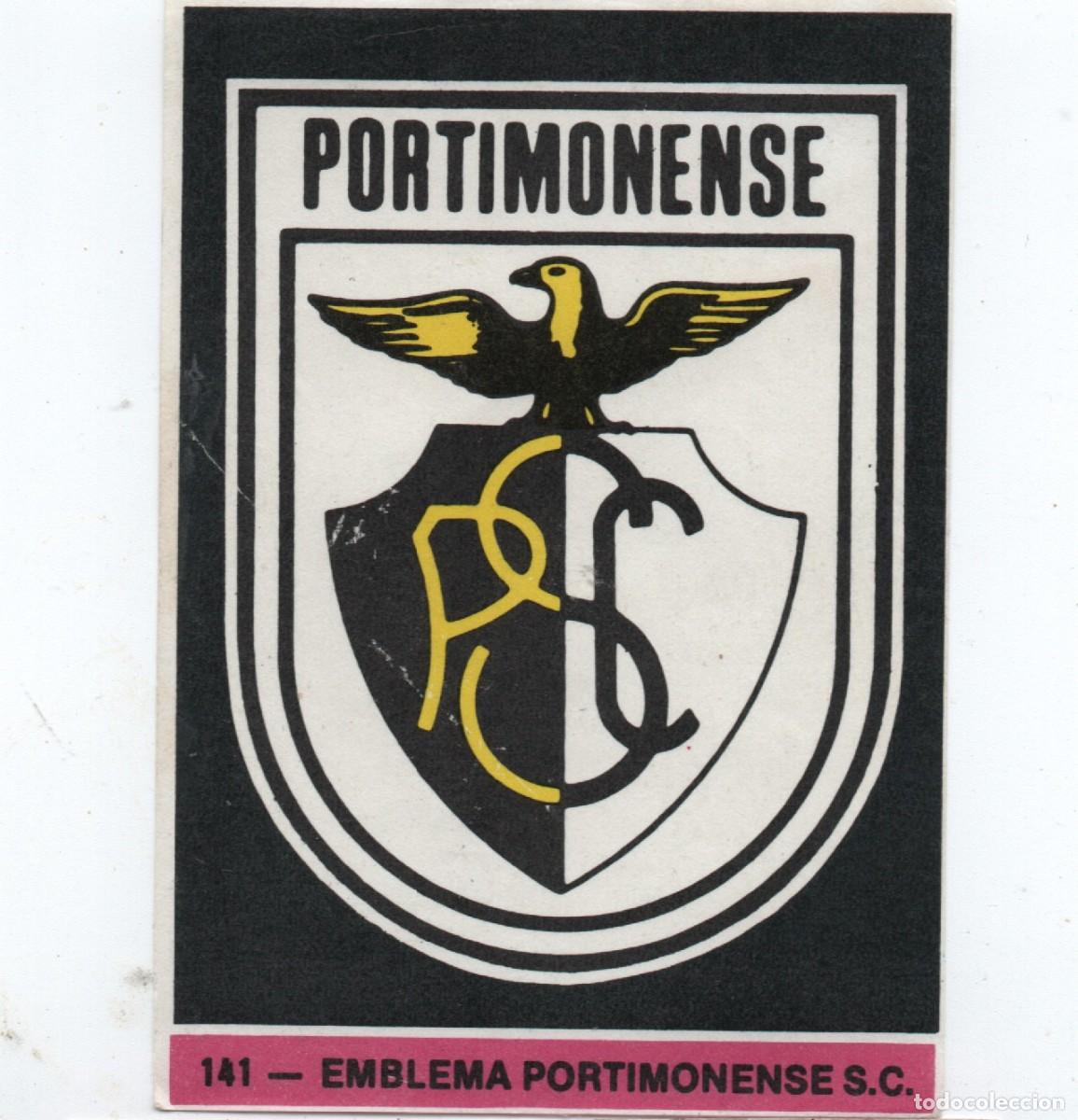 Cromos de f&uacute;tbol: PORTUGAL VINTAGE FOOTBALL STICKER # 141 EMBLEMA PORTIMONENSE S.C.