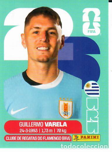 Cromos de f&uacute;tbol: CROMO PANINI MUNDIAL WORLD CUP 2026 - URU8 URU 8 - VARELA - URUGUAY