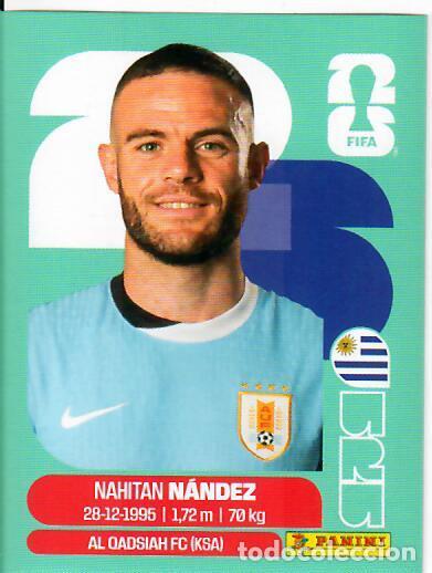 Cromos de f&uacute;tbol: CROMO PANINI MUNDIAL WORLD CUP 2026 - URU9 URU 9 - N&Aacute;NDEZ - URUGUAY
