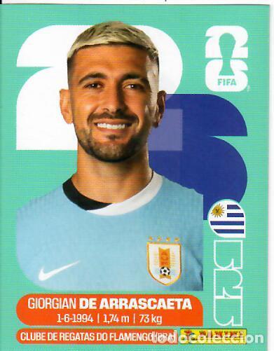 Cromos de f&uacute;tbol: CROMO PANINI MUNDIAL WORLD CUP 2026 - URU11 URU 11 - DE ARRASCAETA - URUGUAY