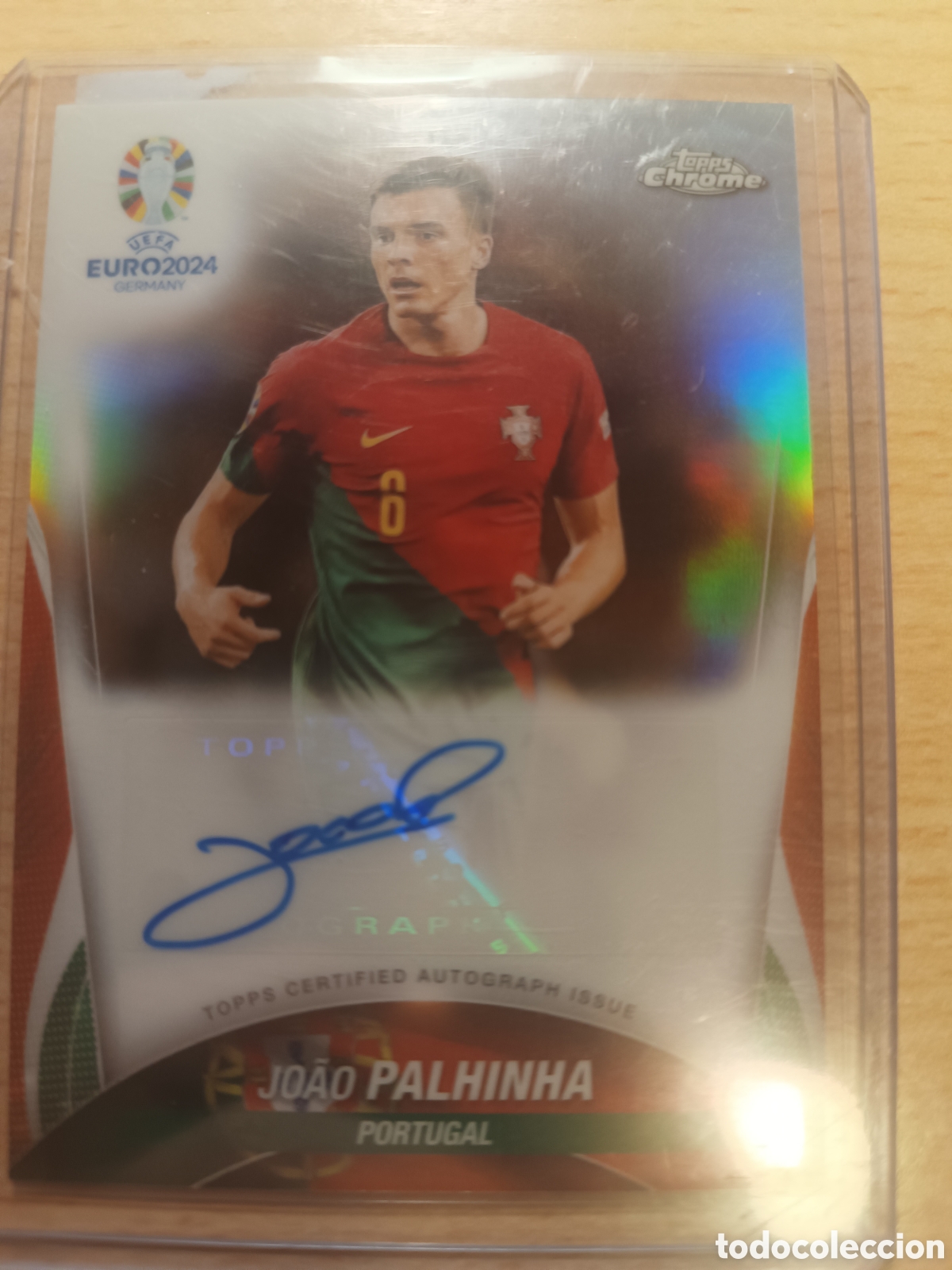 Cromos de f&uacute;tbol: JOAO PALHINHA AUT&Oacute;GRAFO ORIGINAL UEFA EURO 24 2024 TOPPS CHROME PORTUGUAL AUTOGRAPH