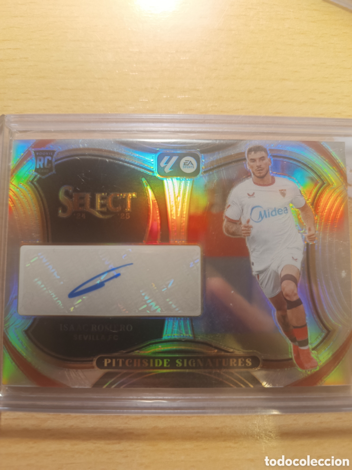 Cromos de f&uacute;tbol: ISAAC ROMERO RC AUT&Oacute;GRAFO ORIGINAL SEVILLA SELECT LA LIGA 2024 2025 PANINI ROOKIE 24 25 AUTOGRAPH