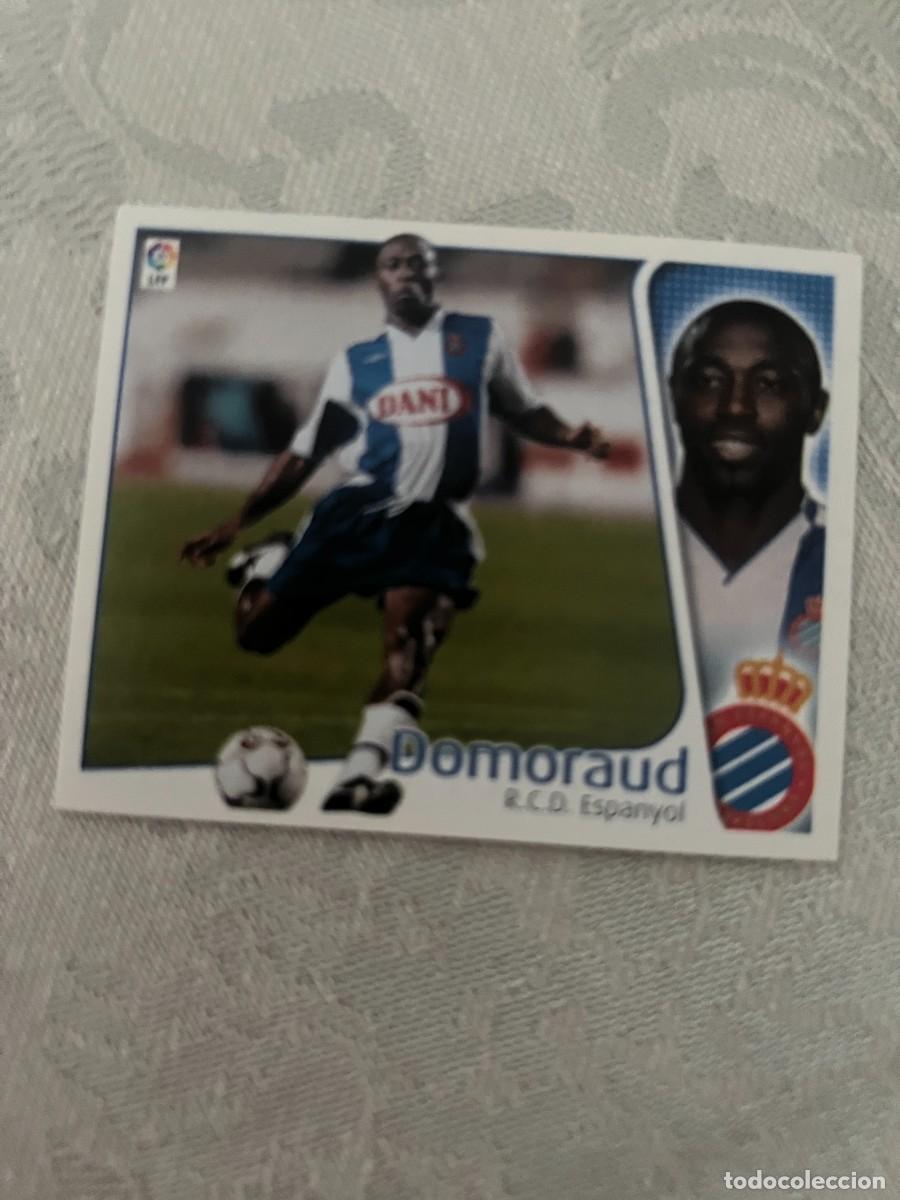 Cromos de f&uacute;tbol: DOMORAUD ESPA&Ntilde;OL BAJA SIN PEGAR LIGA ESTE 2004 2005