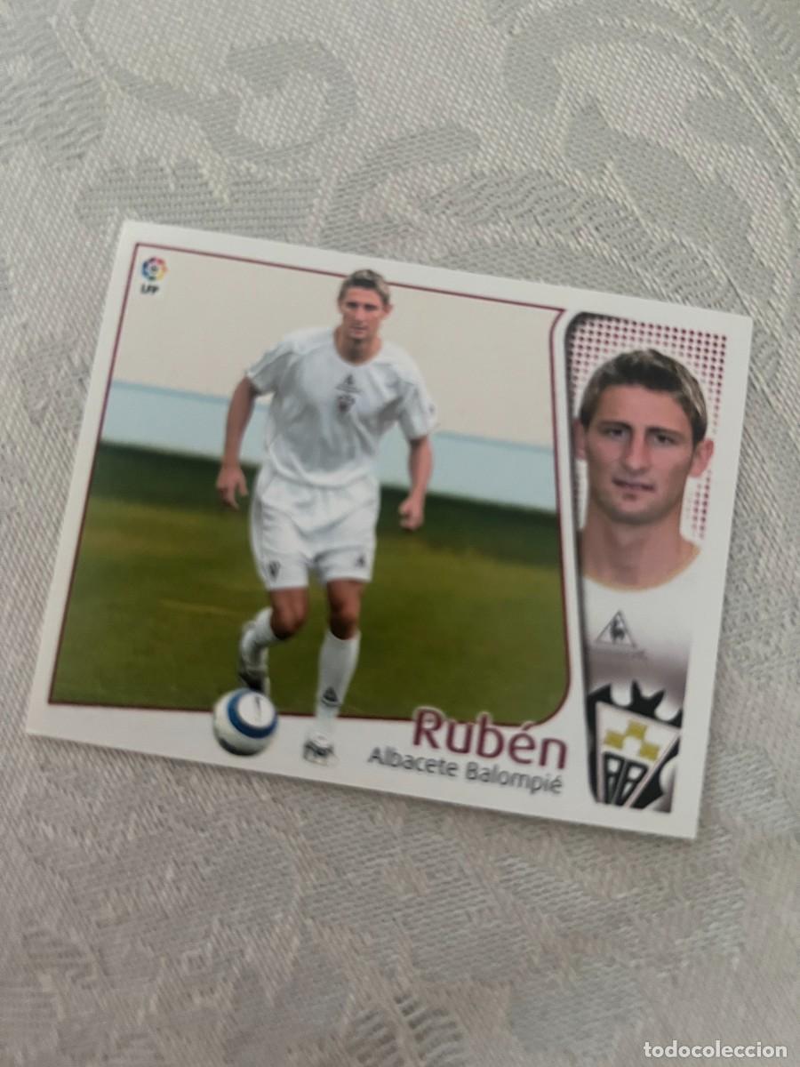 Cromos de f&uacute;tbol: RUBEN ALBACETE FICHAJE 15 SIN PEGAR LIGA ESTE 2004 2005