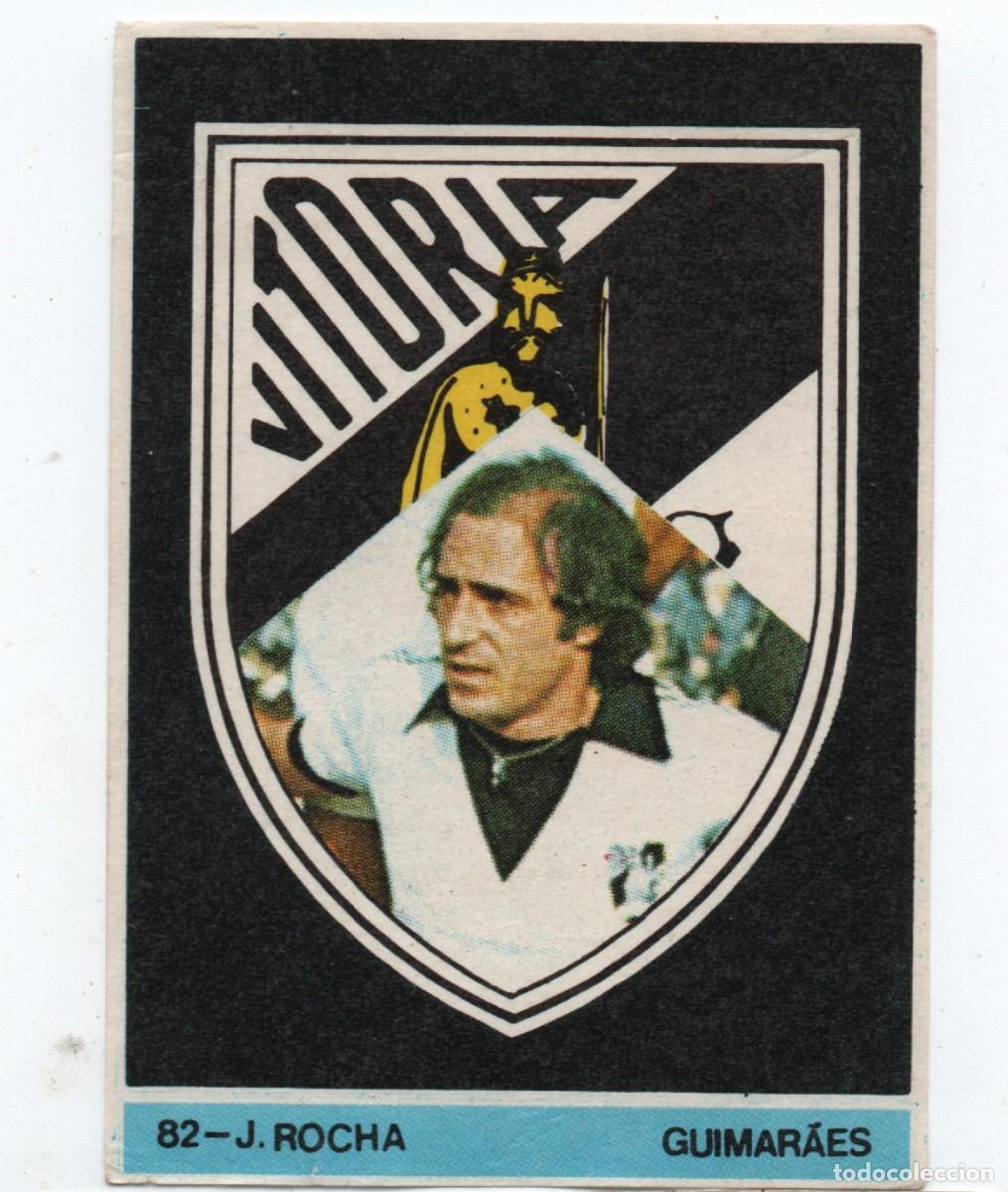 Cromos de Futebol: PORTUGAL VINTAGE FOOTBALL STICKER # 82 J. ROCHA VIT&Oacute;RIA GUIMAR&Atilde;ES, NORMAL CONDITION