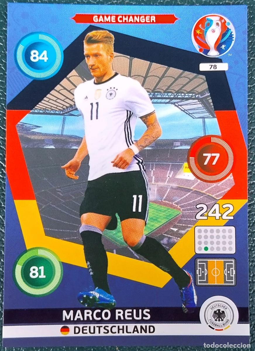 Cromos de f&uacute;tbol: 78 MARCO REUS ALEMANIA FICHAS ALBUM ADRENALYN XL EUROCOPA FRANCIA 2016