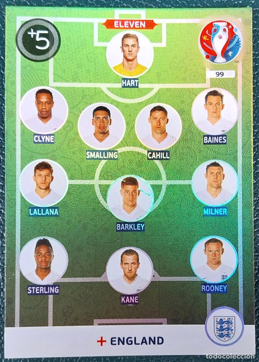 Cromos de Futebol: 99 ELEVEN INGLATERRA FICHAS ALBUM ADRENALYN XL EUROCOPA FRANCIA 2016