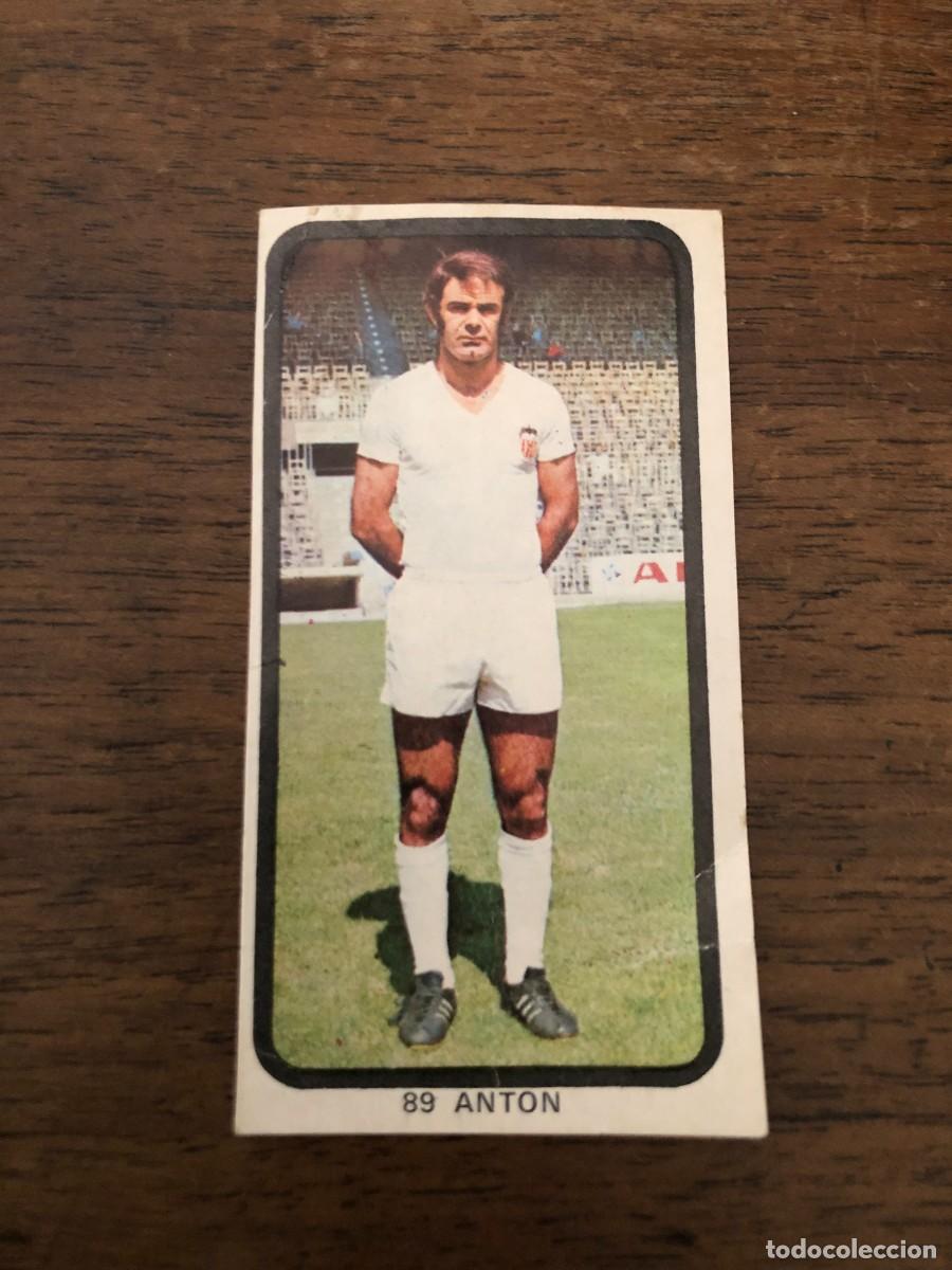 Cromos de f&uacute;tbol: CROMO JUGADOR DEL VALENCIA ANT&Oacute;N, TEMPORADA 74-75, CHOCOLATES HUESO