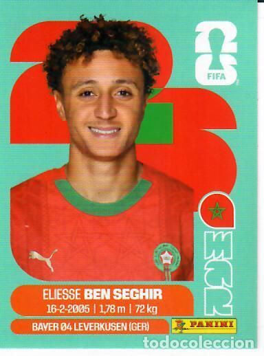 Cromos de f&uacute;tbol: CROMO PANINI MUNDIAL WORLD CUP 2026 - MAR12 MAR 12 - BEN SEGHIR - MARRUECOS
