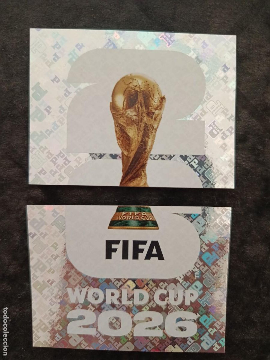 Football Stickers: FIFA WORLD CUP MUNDIAL 2026 PANINI. #LOTE 2 CROMOS #FWC1 + FWC 2 COPA FIFA WORLD CUP 2026