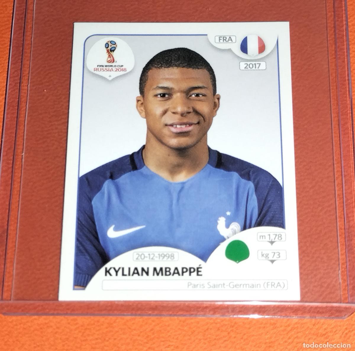 Football Stickers: 209 KYLIAN MBAPPE ROOKIE STICKER FRANCIA MUNDIAL FUTBOL 18 FIFA WORLD CUP RUSSIA RUSIA 2018 PANINI