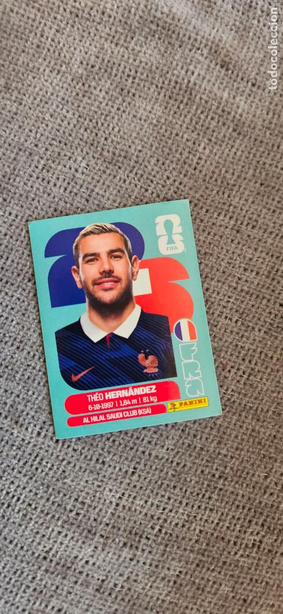 Football Stickers: francia Theo 3 world cup mundial fifa panini 2026 26 sin pegar trading card