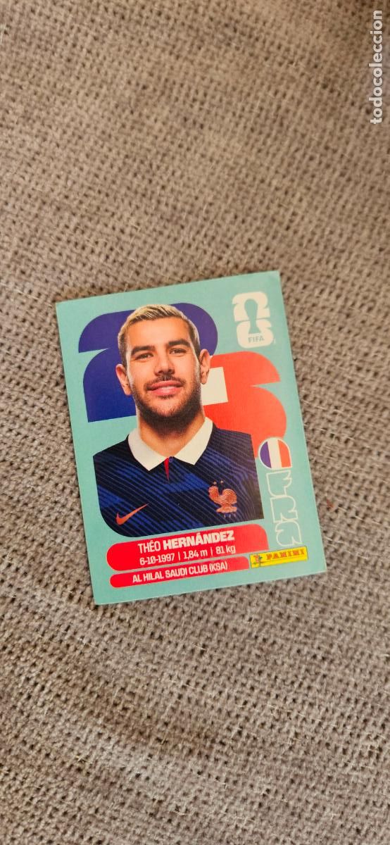 Football Stickers: francia Theo 3 world cup mundial fifa panini 2026 26 sin pegar trading card