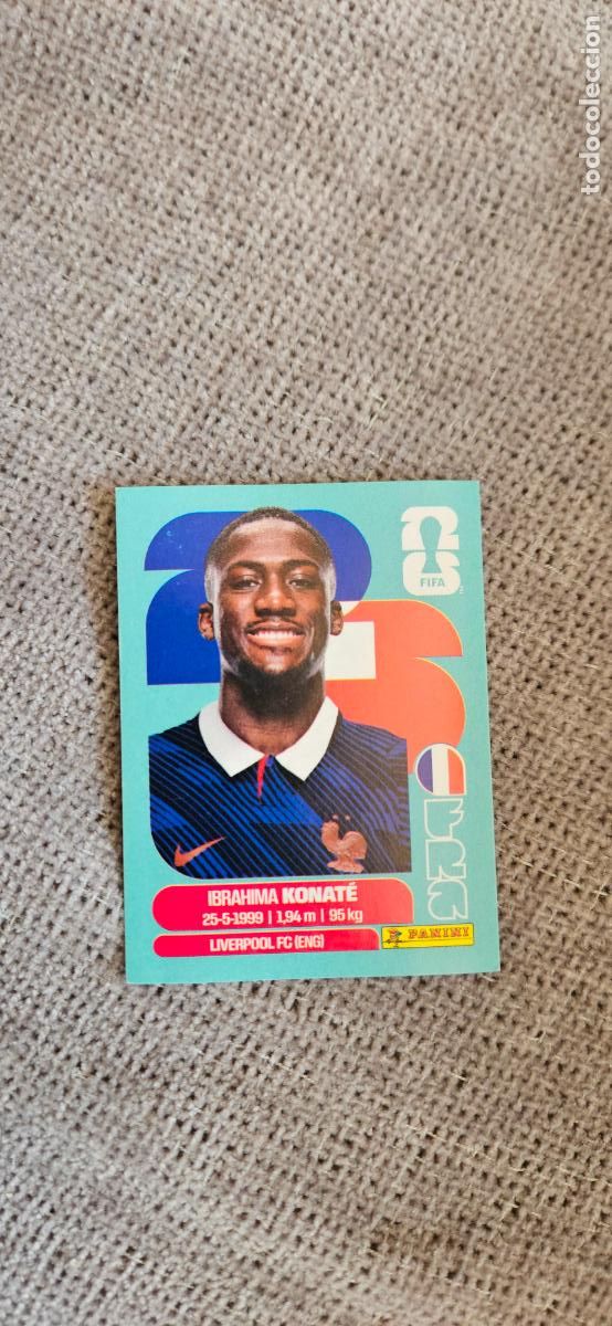 Cartes &agrave; collectionner de Football: francia Konat&eacute; 6 world cup mundial fifa panini 2026 26 sin pegar trading card