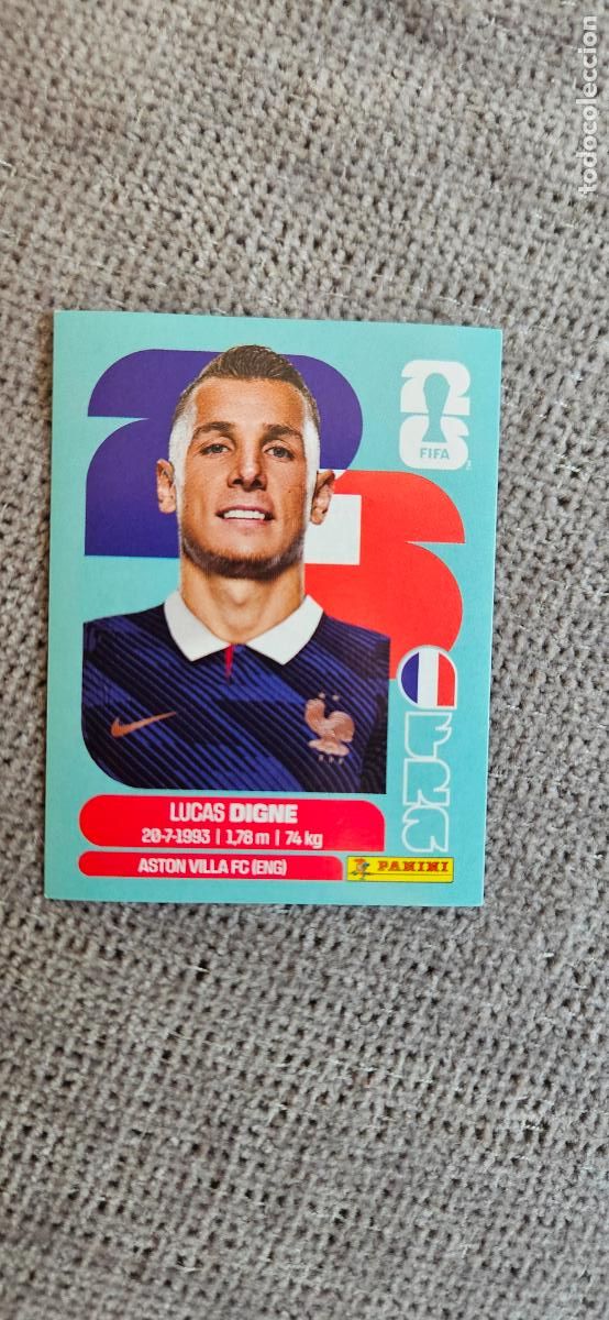 Cartes &agrave; collectionner de Football: francia Digne 8 world cup mundial fifa panini 2026 26 sin pegar trading card