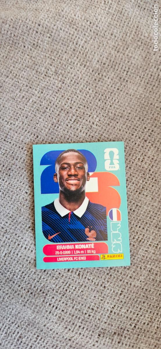 Cartes &agrave; collectionner de Football: francia Konat&eacute; 6 world cup mundial fifa panini 2026 26 sin pegar trading card