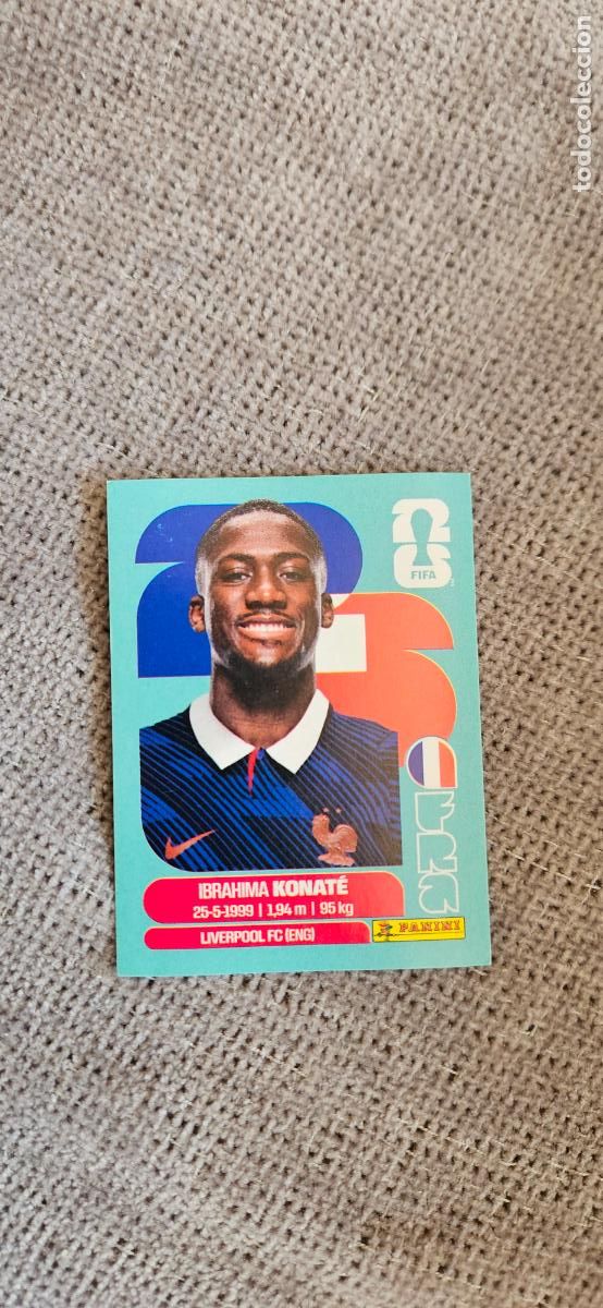 Cartes &agrave; collectionner de Football: francia Konat&eacute; 6 world cup mundial fifa panini 2026 26 sin pegar trading card