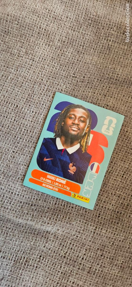 Cartes &agrave; collectionner de Football: francia Kon&eacute; 11 world cup mundial fifa panini 2026 26 sin pegar trading card