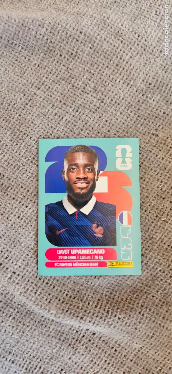 Cartes &agrave; collectionner de Football: francia Upamecano 7 world cup mundial fifa panini 2026 26 sin pegar trading card