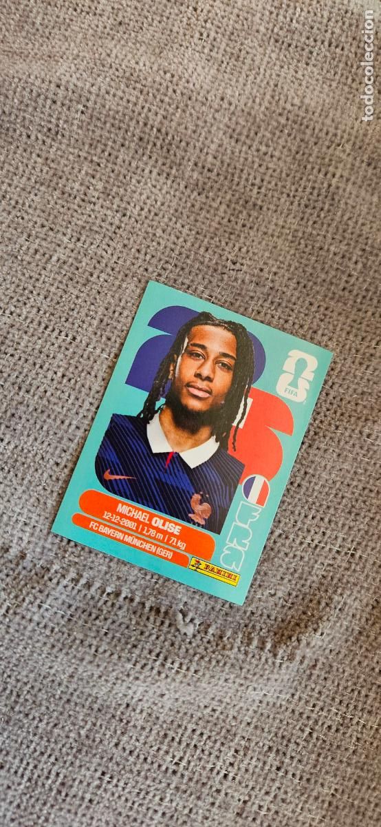 Cartes &agrave; collectionner de Football: francia Olise 14 world cup mundial fifa panini 2026 26 sin pegar trading card