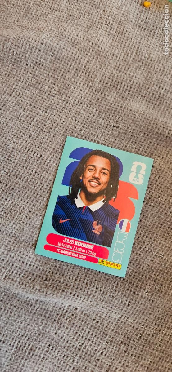 Cartes &agrave; collectionner de Football: francia Kound&eacute; 5 world cup mundial fifa panini 2026 26 sin pegar trading card