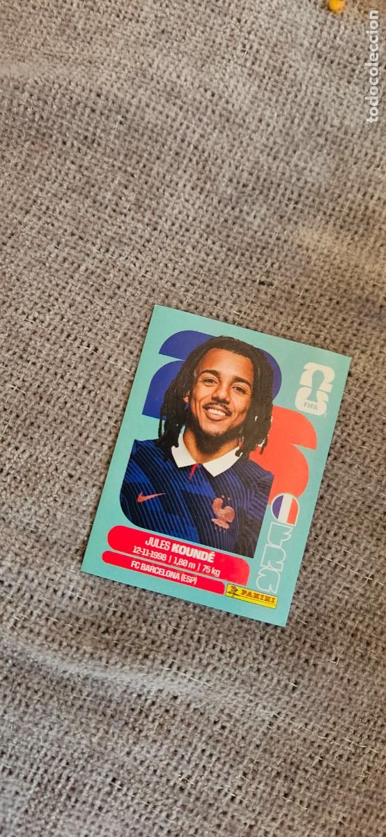 Cartes &agrave; collectionner de Football: francia Kound&eacute; 5 world cup mundial fifa panini 2026 26 sin pegar trading card