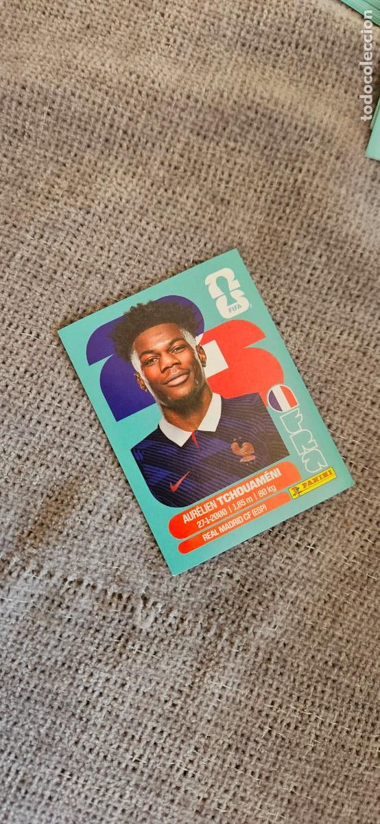 Cromos de f&uacute;tbol: francia Tchouam&eacute;ni 9 world cup mundial fifa panini 2026 26 sin pegar trading card