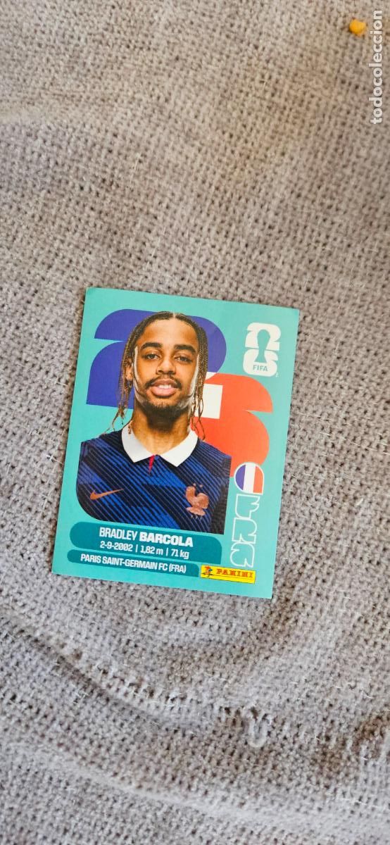 Cromos de f&uacute;tbol: francia Barcola 16 world cup mundial fifa panini 2026 26 sin pegar trading card