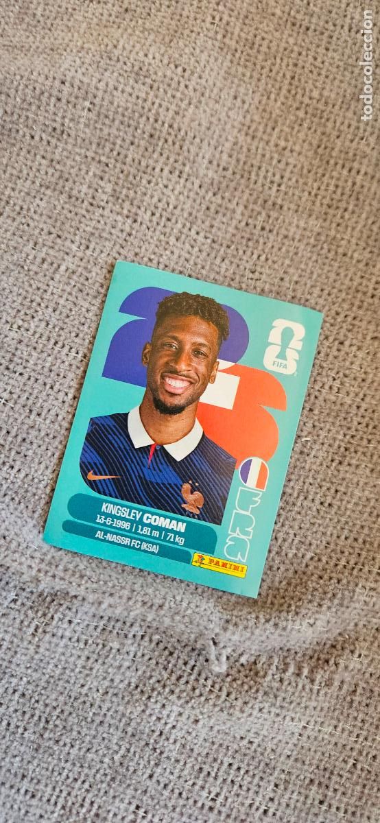 Cromos de f&uacute;tbol: francia Coman 18 world cup mundial fifa panini 2026 26 sin pegar trading card