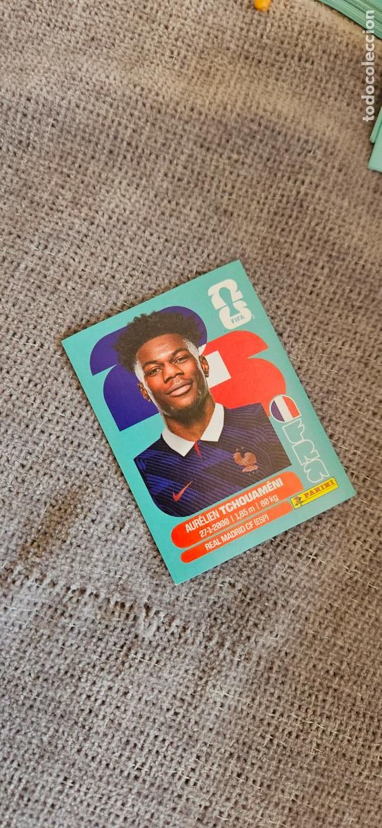 Cromos de f&uacute;tbol: francia Tchouam&eacute;ni 9 world cup mundial fifa panini 2026 26 sin pegar trading card