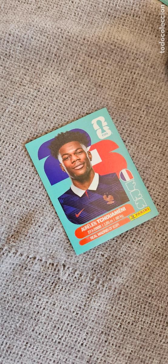 Cromos de f&uacute;tbol: francia Tchouam&eacute;ni 9 world cup mundial fifa panini 2026 26 sin pegar trading card